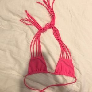 Stone Fox Swim Strappy Triangle Bikini Top